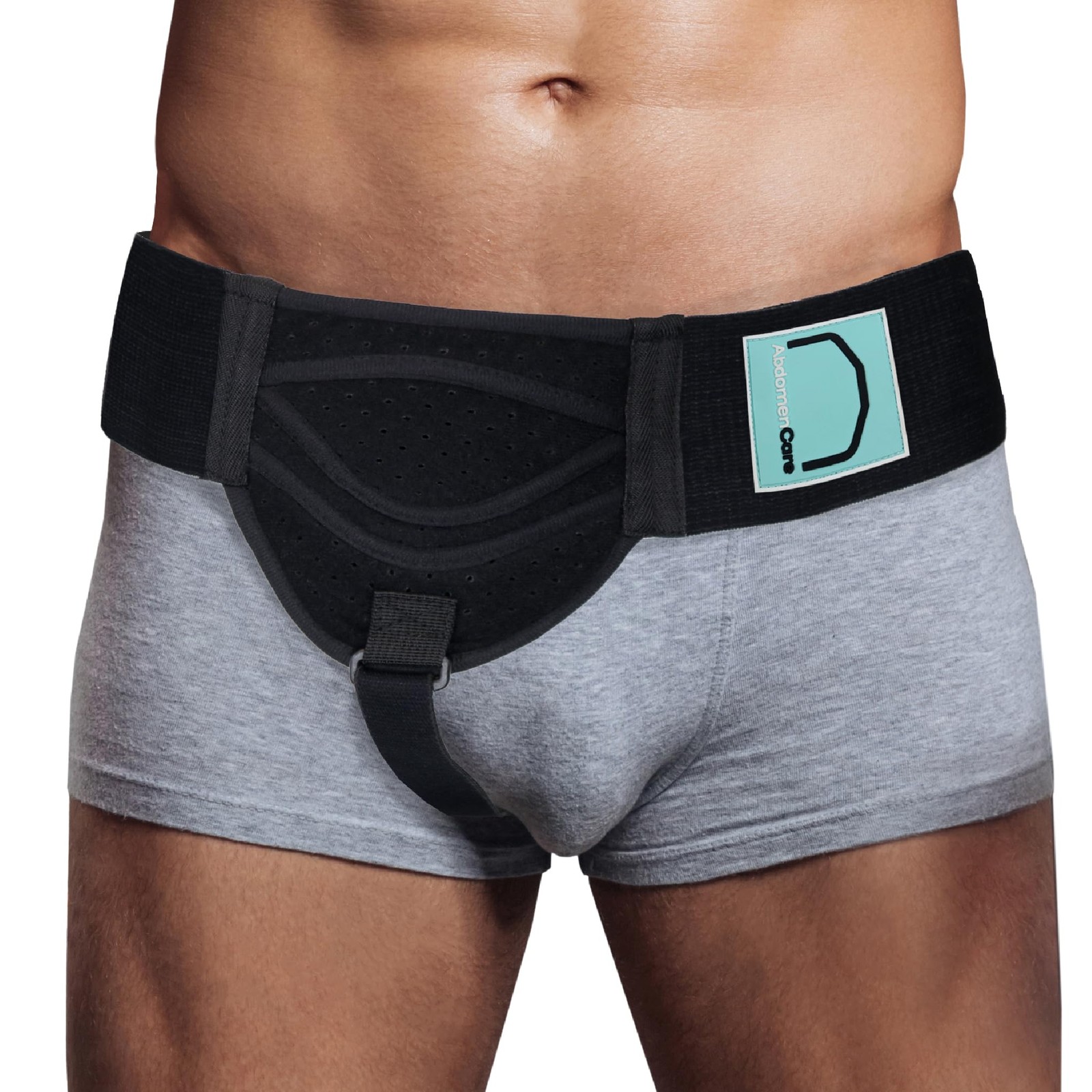 Inguinal Hernia Support Belt Men Women 2 Compression Pads Left Right Truss