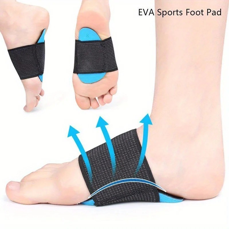 PAIR FOOT ARCH SUPPORT FLAT FEET FALLEN ARCH PLANTAR FASCIITIS INSOLE HEEL PAIN