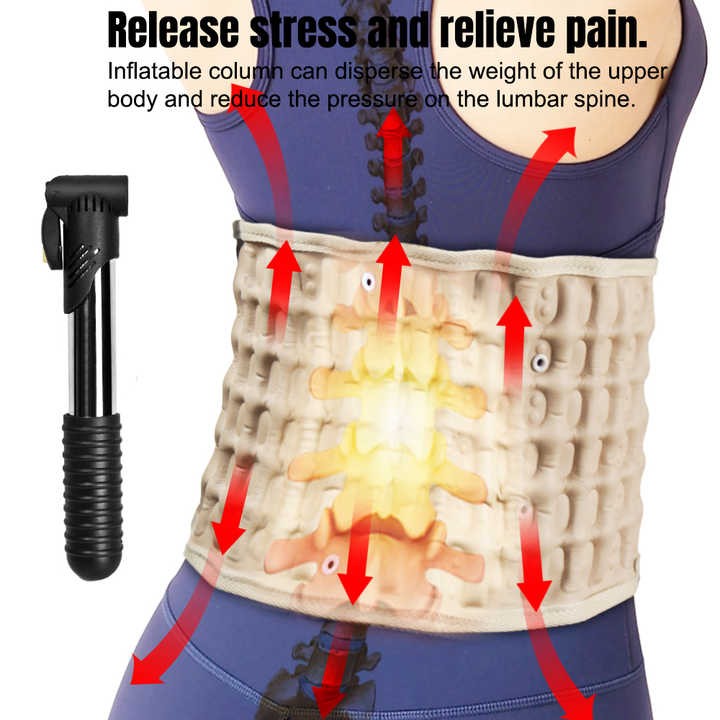 Spine Decompression Back Belt Lumbar Support for Lower Back Pain Relief US Stock