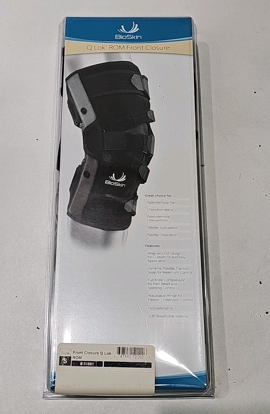 BioSkin Q Lok ROM Knee Brace Small S New