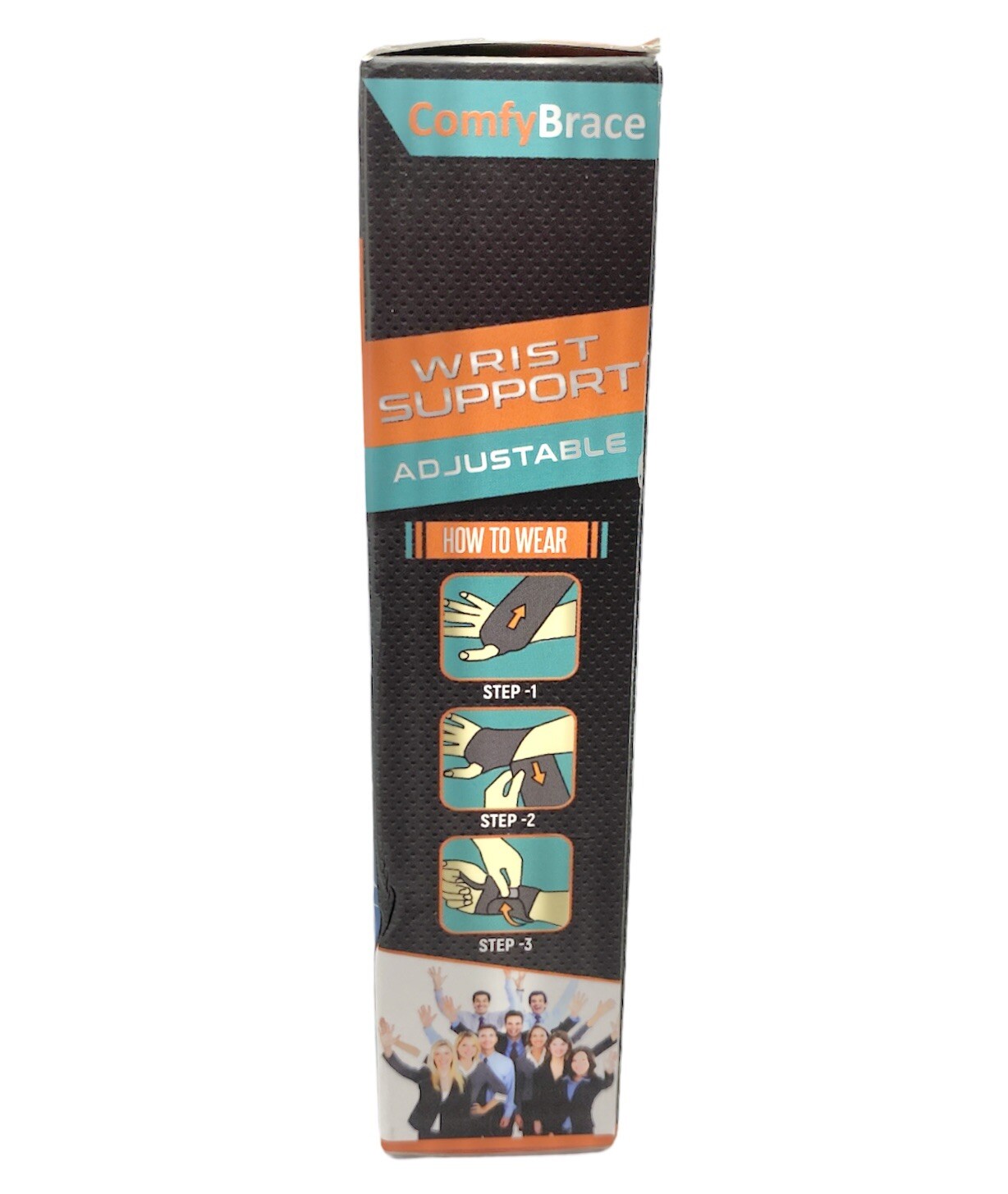 Comfy Brace-Premium Lined Adjustable Wrist Support/Compression NIB Free Shippin