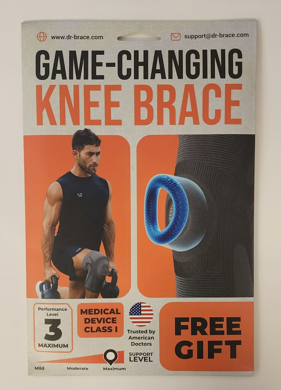 Dr Brace Game Changing Knee Brace MAX Support Level 3 – XXL
