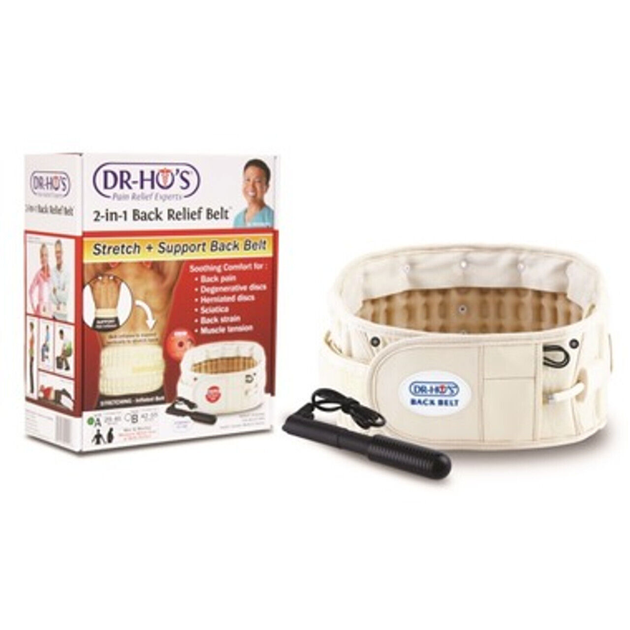 Dr. Ho’s 2-in-1 Back Decompression Belt- Size A Lower Back Pain and Stiffness US