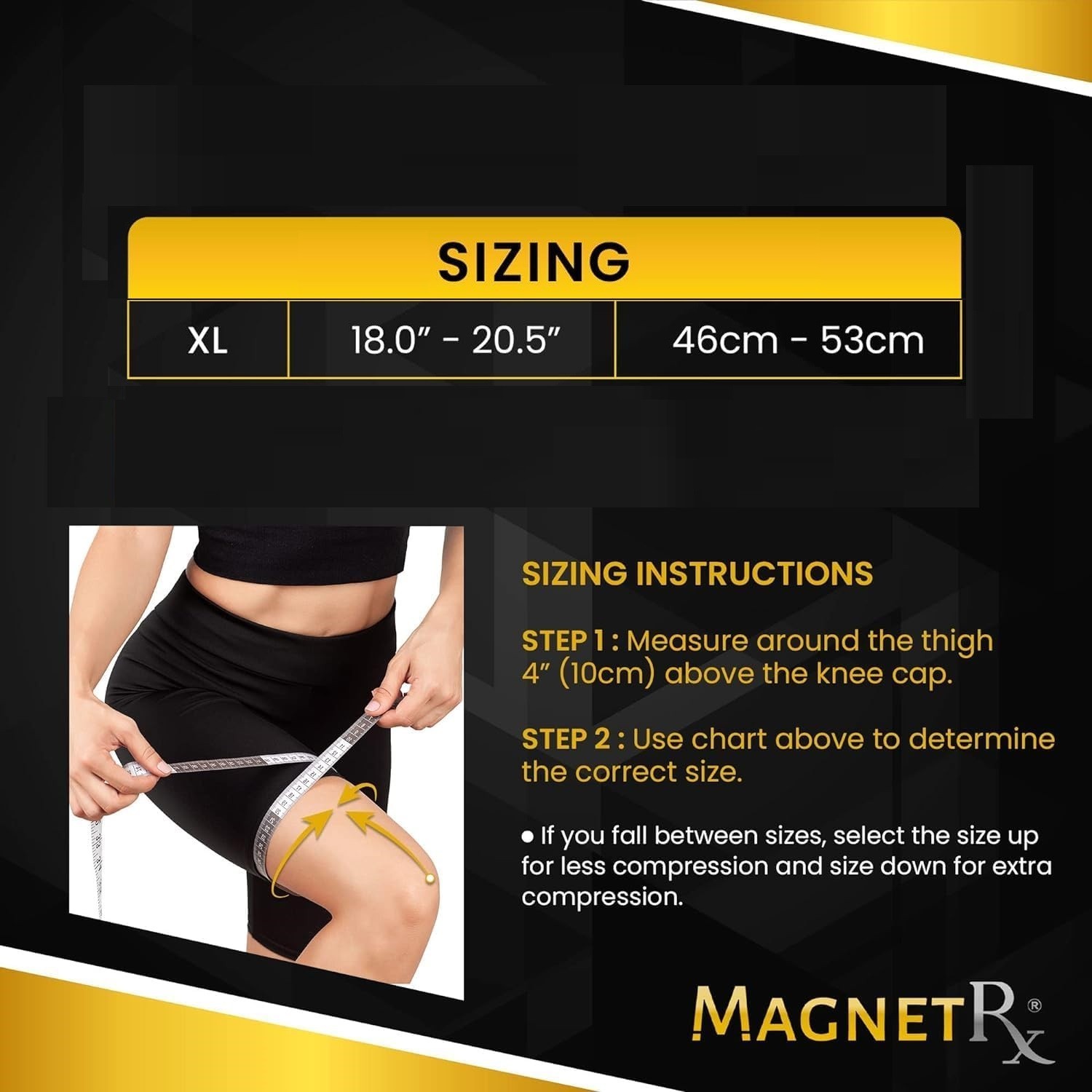 MagnetRX Magnetic Knee Socks Compression Sleeves ( Pair ) X-Large Joint Support