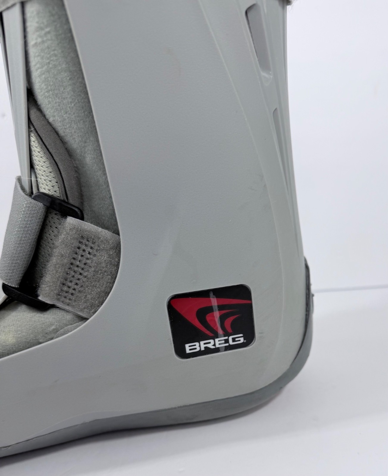 Breg Walker Genesis Mid-Calf Boot Size M Adjustable Straps Gray Orthopedic Suppo