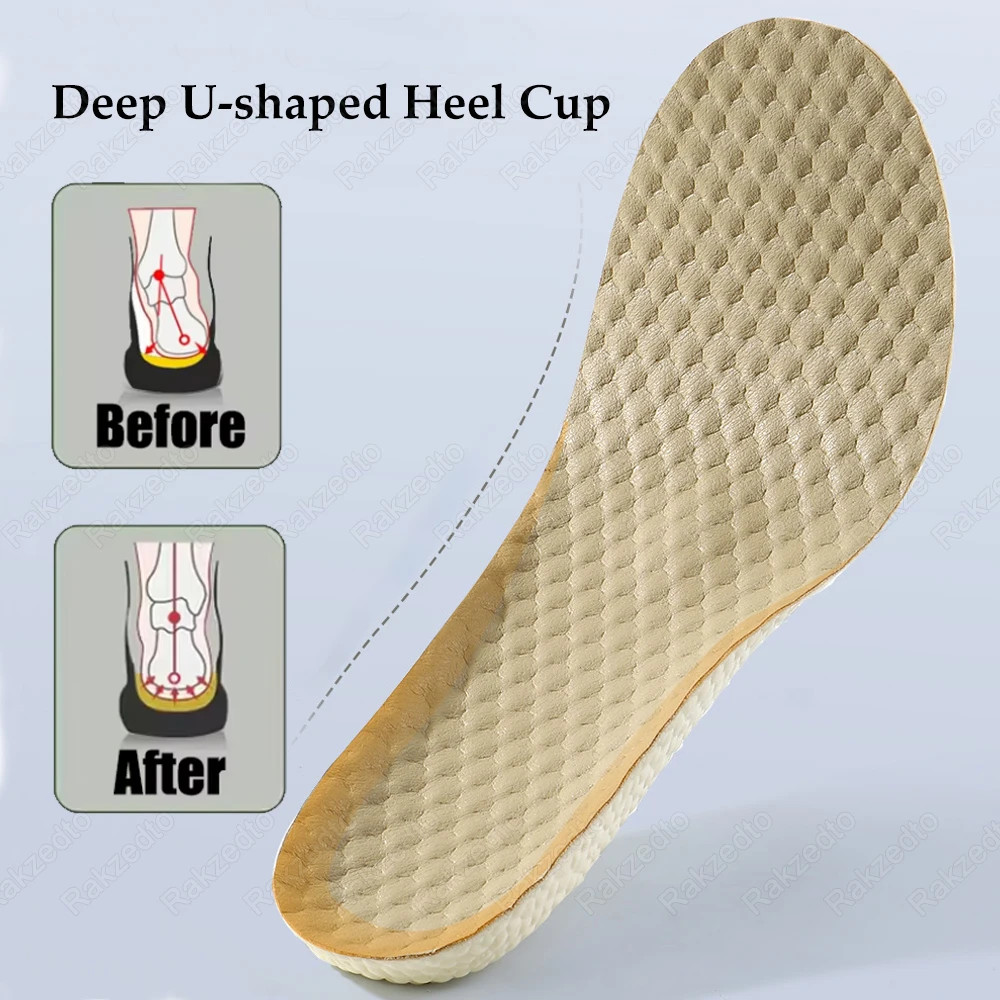 Sport Shock Absorbing Insoles for Basketball Running Shoes Inserts Man Woman Com