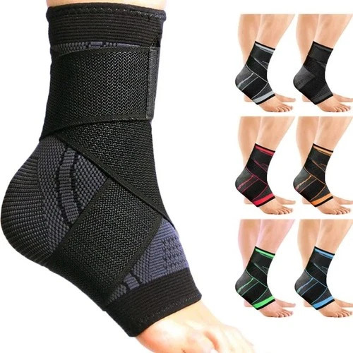 Ankle Support Brace, Adjustable Compression Ankle Braces for Sports Protection