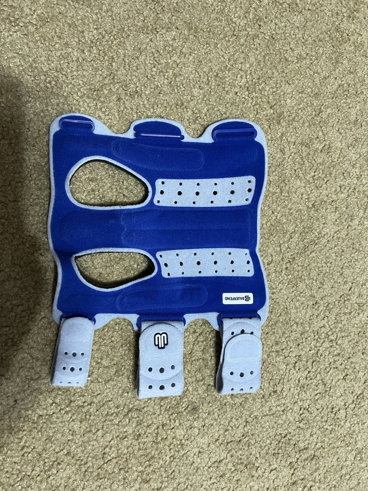 Bauerfeind ManuLoc Fingerorthese Wrist Splint Brace Support Germany Made Sz 3