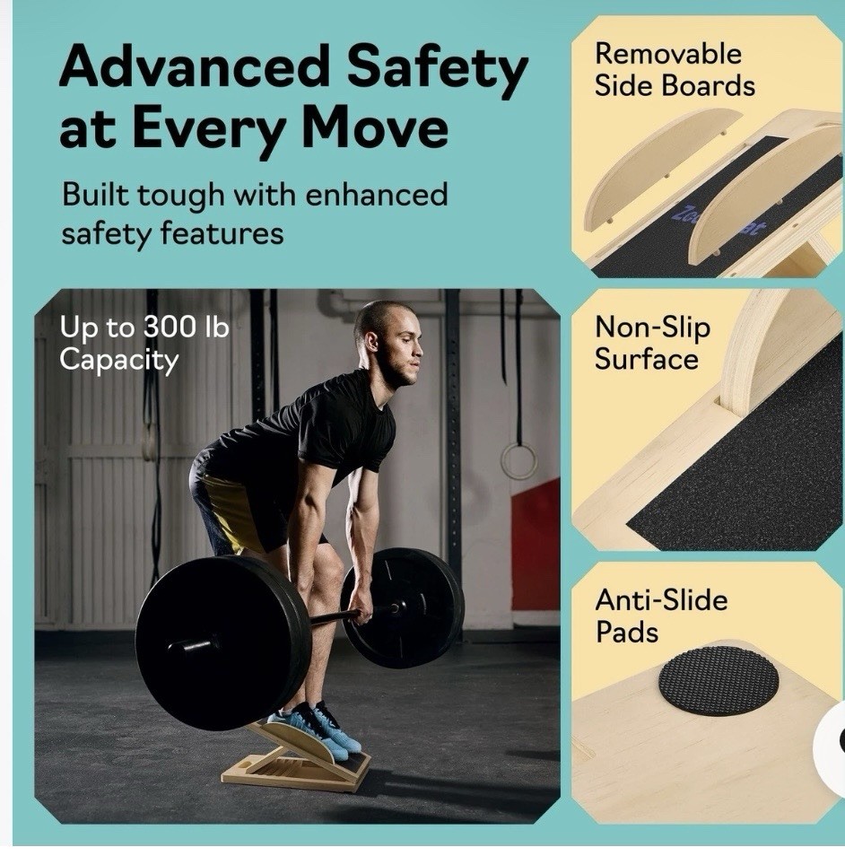 Slant Boards for Exercise, Stretching And Rehab – Compact, Board and Balance