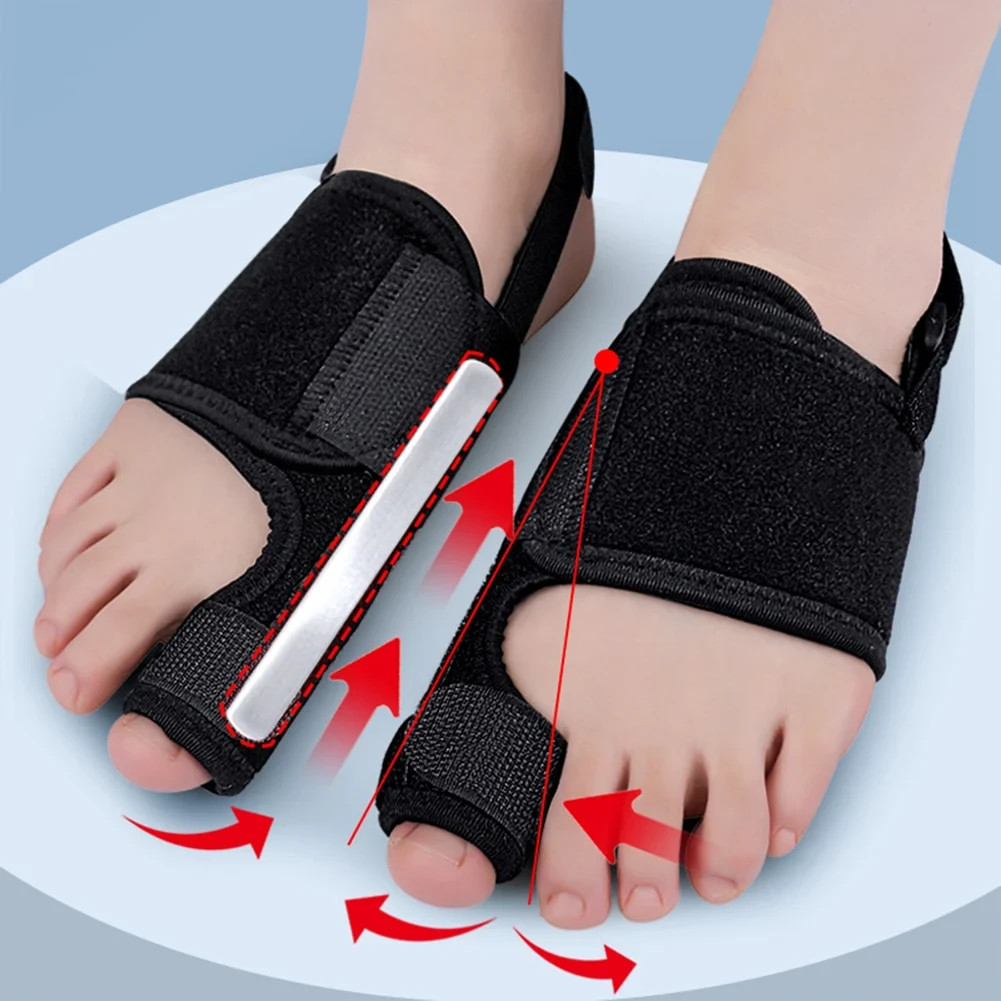 2PCS Bunion Corrector Big Toe Splint Straightener Hallux Valgus Left Right Foot