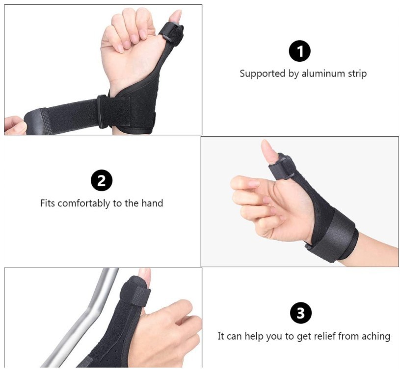 1pc Finger Guard Splint Breathable Fabric Stabilizing Treatment Extension Holder