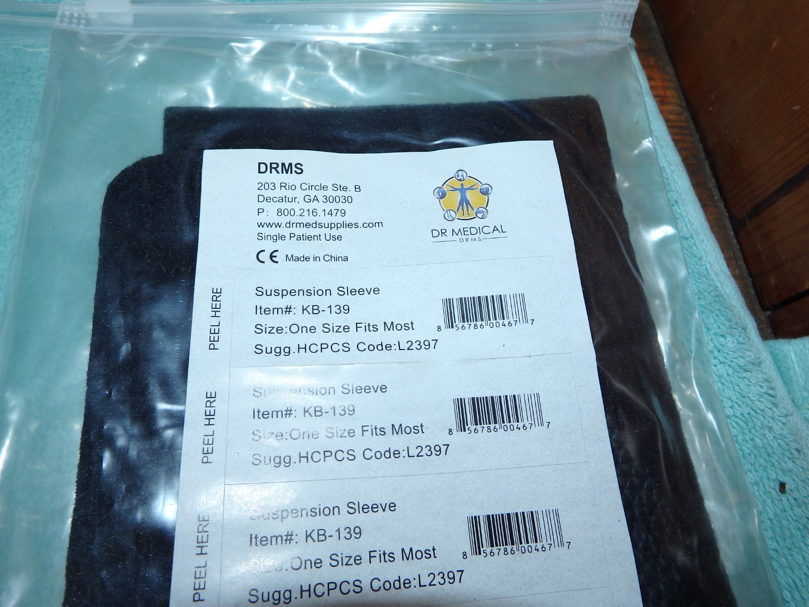 DRMS The Dual OA Reliever | Right | Size Large & Suspension Sleeve 138R KB139