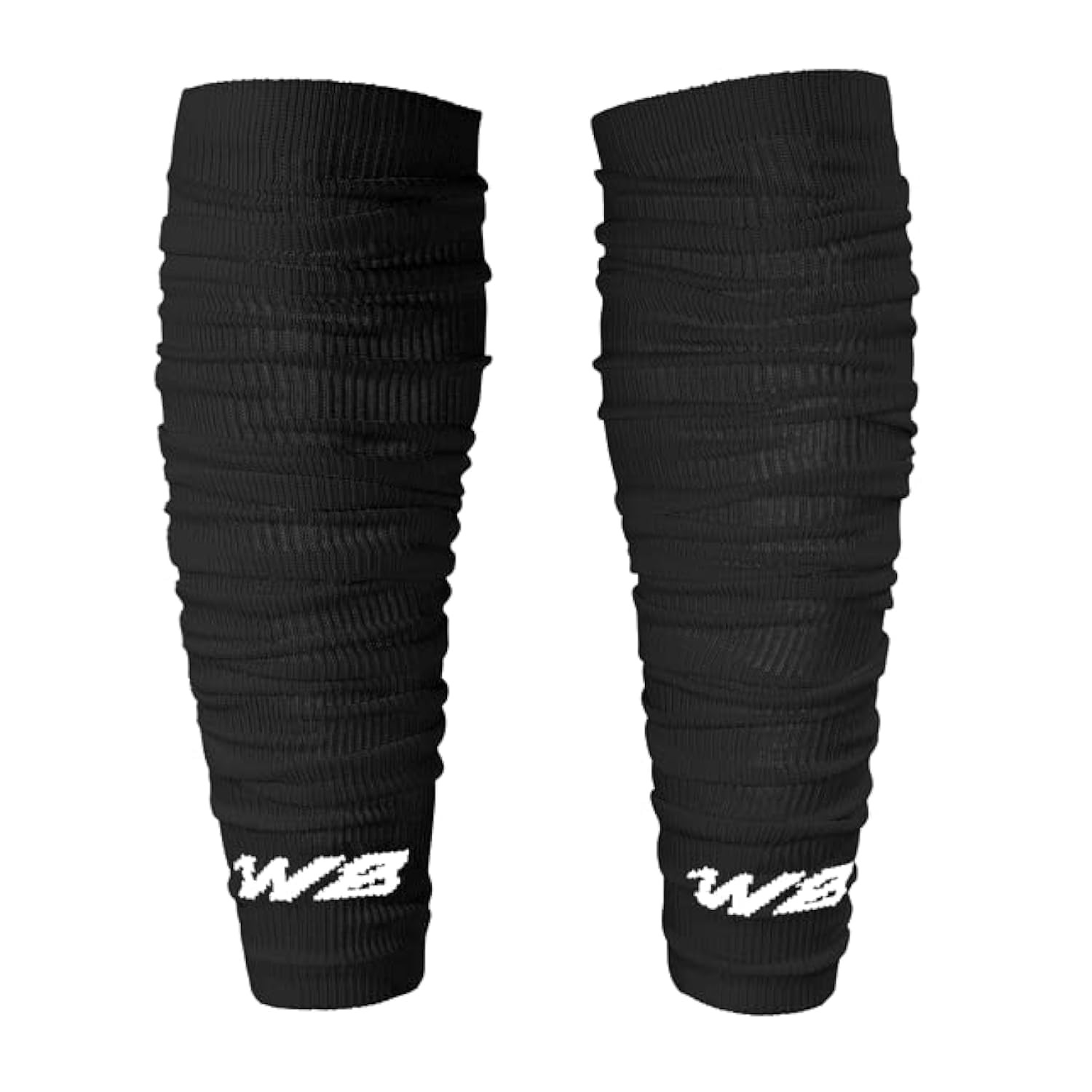 Football Leg Sleeves Calf Compression for Men, Athletic Shin Splint – Pair (B…