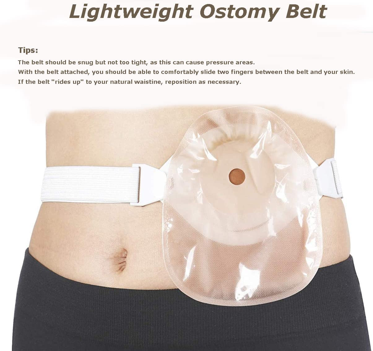 Adjustable Ostomy Hernia Support Belt – Lightweight & Discreet Design for Men &
