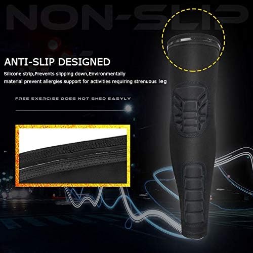 Knee Calf Padded 2 Pack Compression Leg Sleeve Shin Protective Support