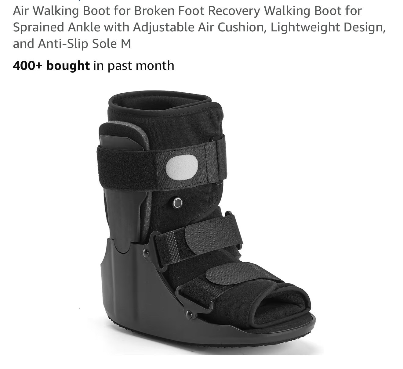 Air Walking Boot Fracture Boot Short Walker Protection for Injuries Fractures M