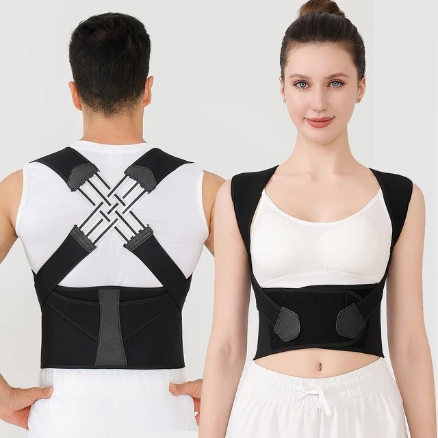 Back Brace Posture Corrector for Women and Men, Shoulder Straightener Adjustable