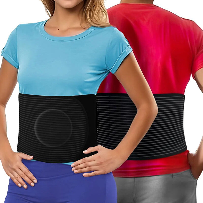 Unisex Umbilical Hernia Belt Abdomen Support Bands Compression Belly Control US