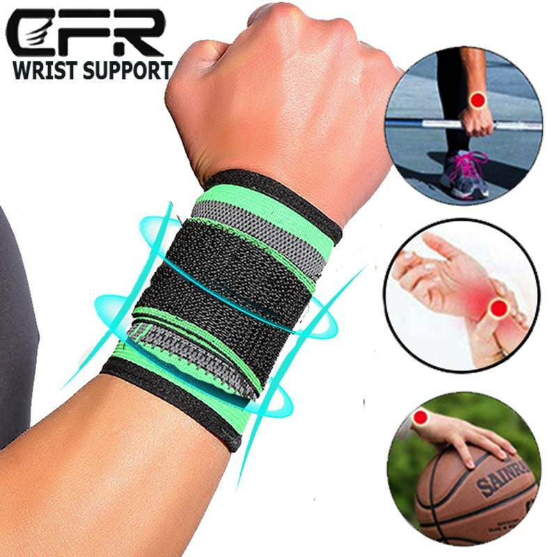 Adjustable Compression Wrist Support Strap Brace Weight Lifting Pain Gym Sport