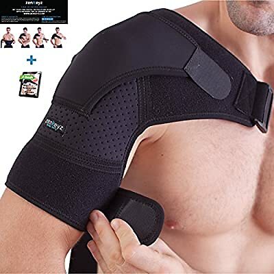 Shoulder Brace for Men and Women+ Bonus _ for Torn Rotator Cuff Support,Tendonit