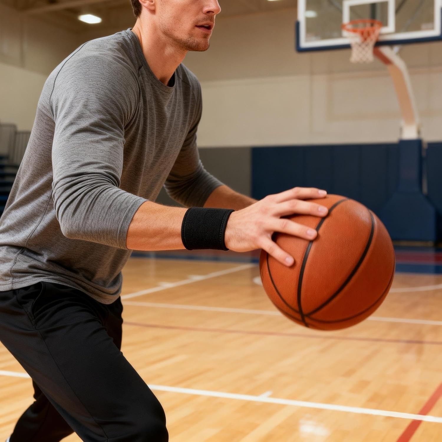 All-In-One Adjustable Wrist Support for Sports & Daily Pain Relief
