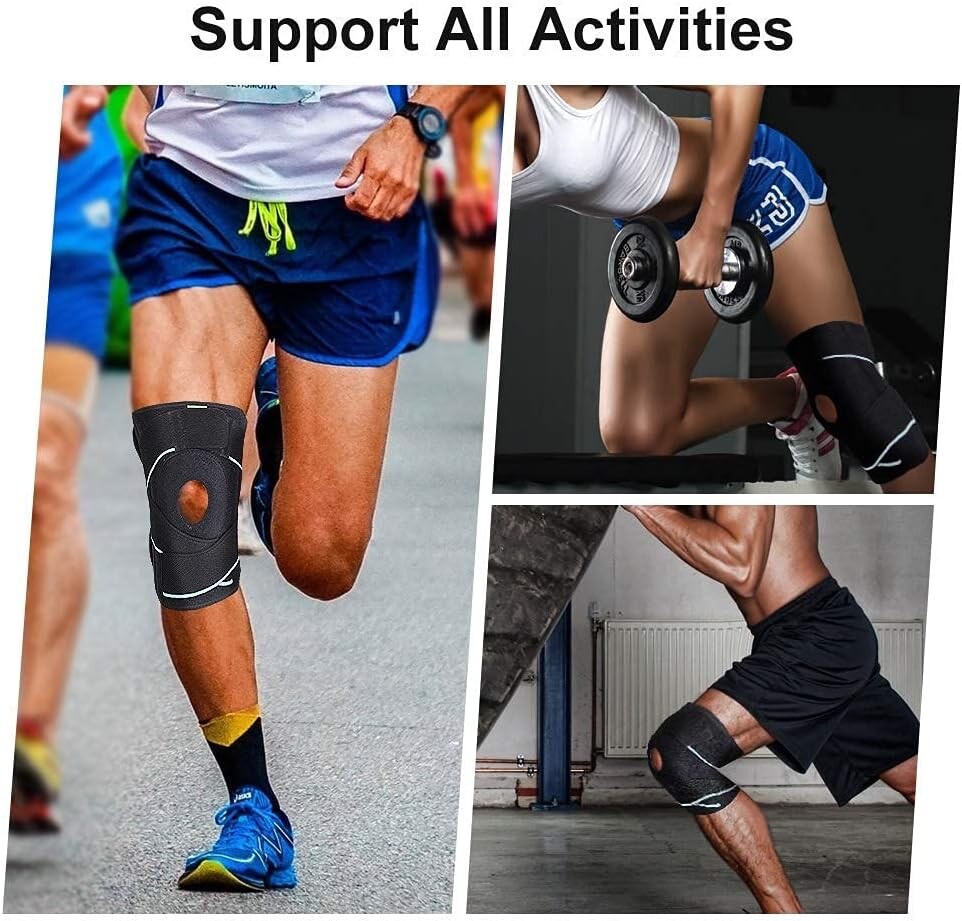 BERTER Knee Brace Support for Relieves Meniscus Tear Knee Pain ACL MCL Men Women