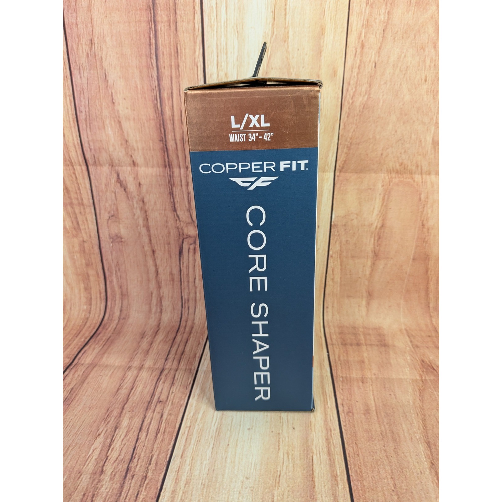 Copper Fit Core Shaper Back Support Waist Trainer Charcoal L/XL