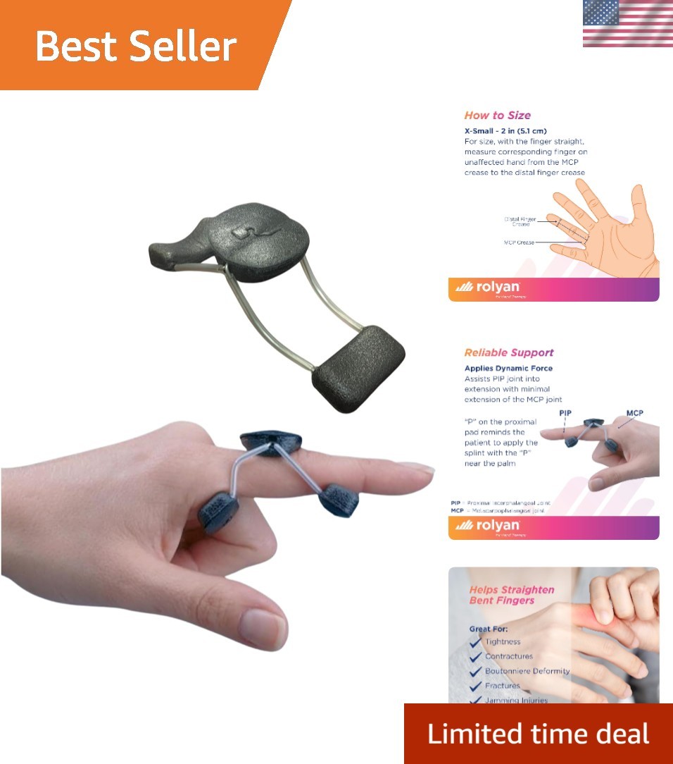 Lightweight X-Small Finger Extension Splint – Adjustable for Maximum Comfort