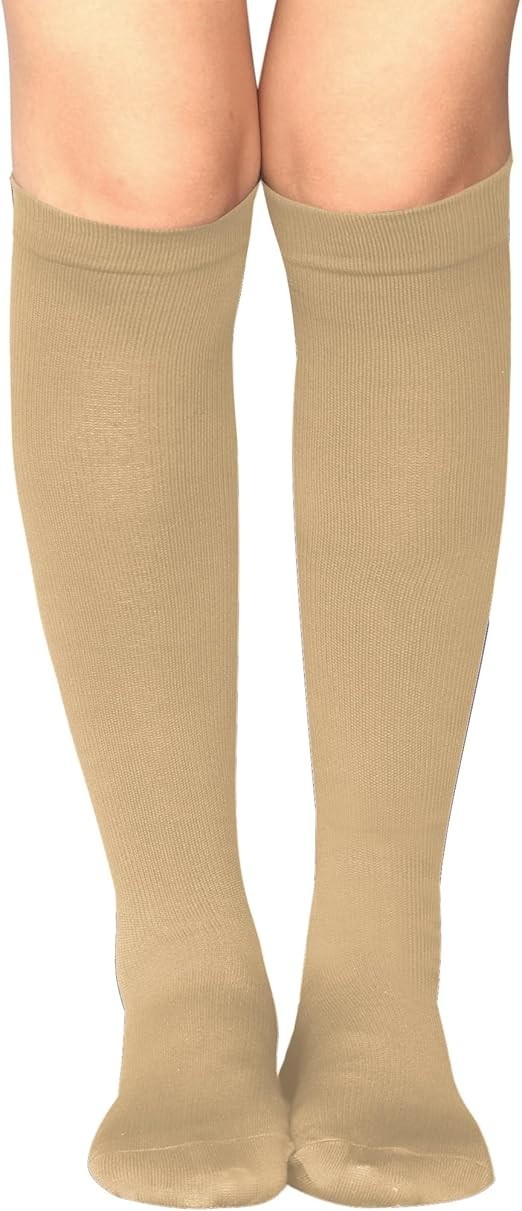 3Pares Medias Calcetines De Compresion 15-20 mmHg Para Hombres Y Mujeres Varices