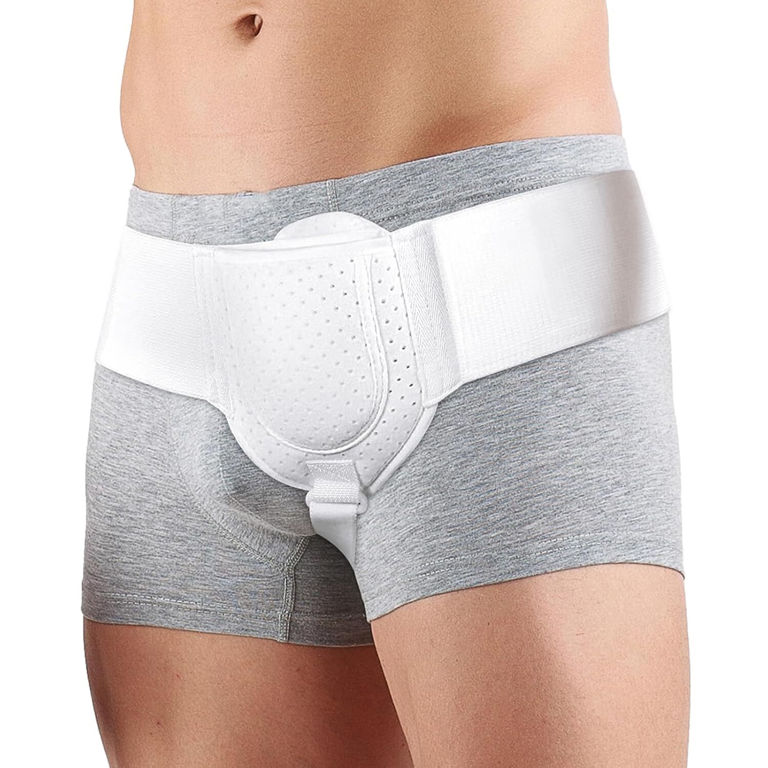 Cinturón de Soporte Para Hernia Inguinal Truss Fajas Brace Alivio del Dolor Man