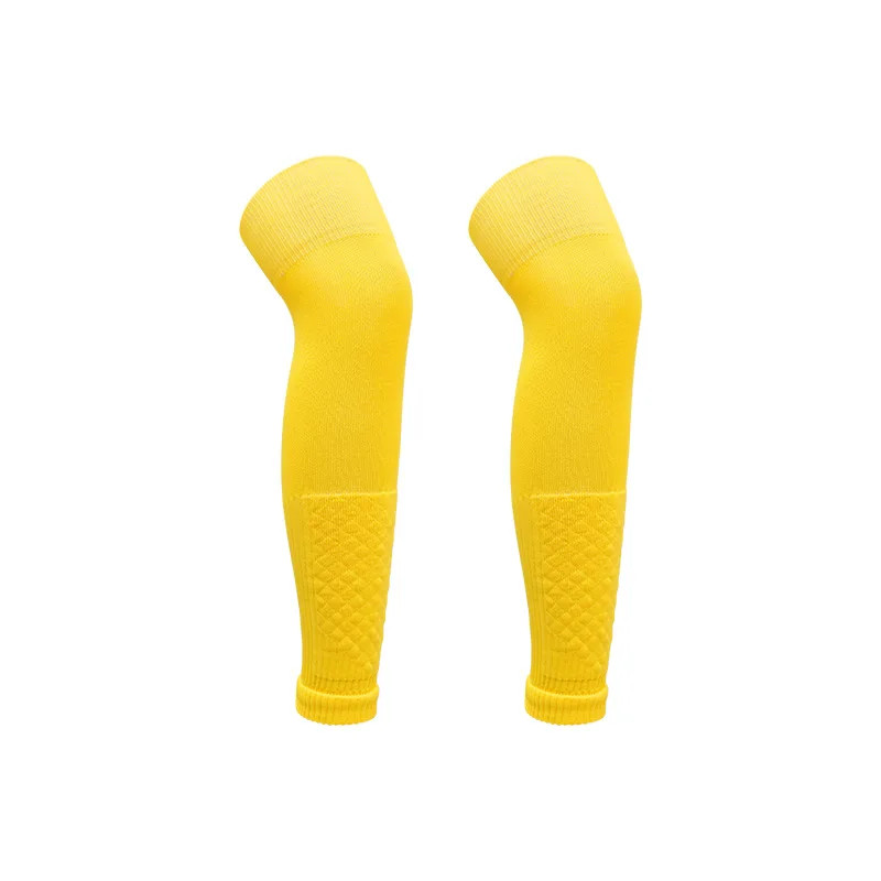 Adult Leg Warmers Elastic Soccer Shin Guard Calf Socks Over Knee Men Sports Comp