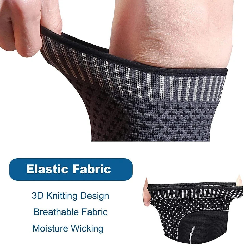 Calf Compression Sleeve Ankle Brace Leg Support Socks Foot Fasciitis Pain Relief