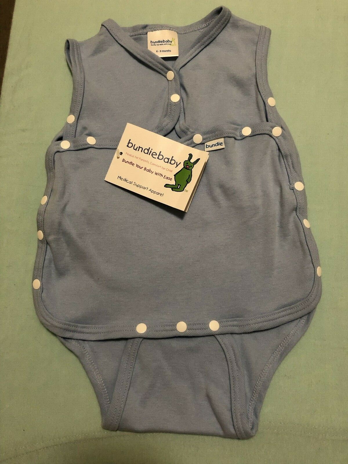 Infant Medical Support Apparel BUNDIEBABY Bodysuit for Tubes Monitors Colostomy