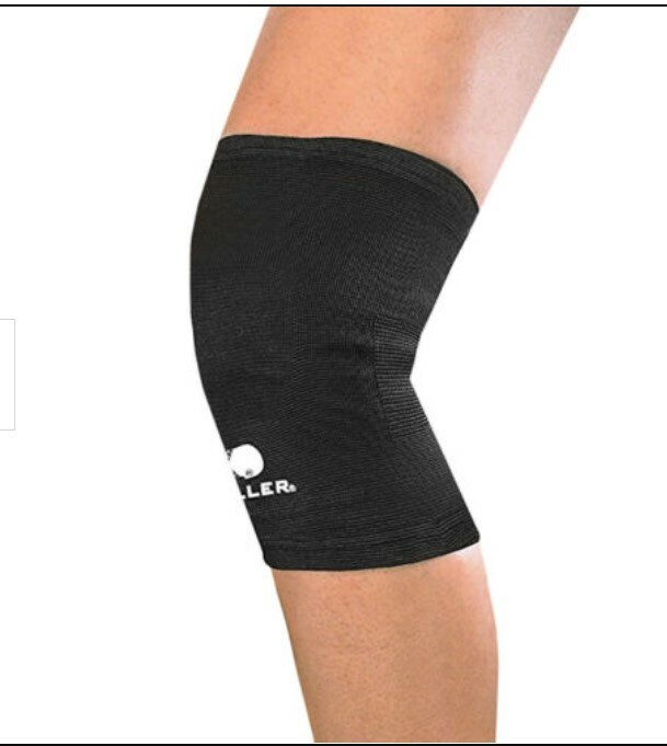 NEW Mueller Sports Medicine Lightweight Elastic Knee Support Sleeve – Black