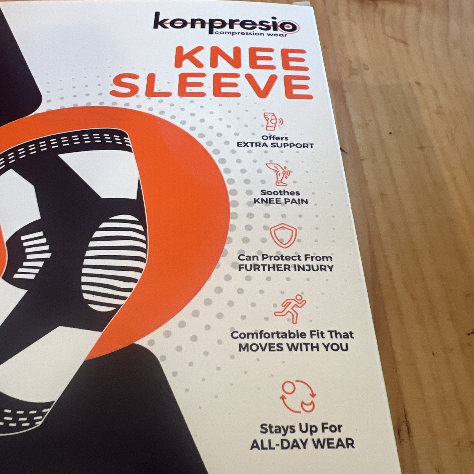 Konpresio Knee Sleeve Adult One Size Fits All