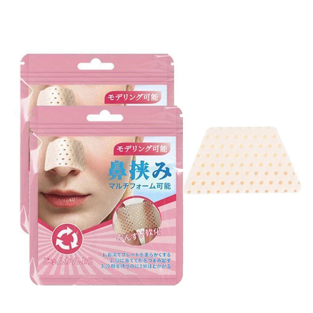 1/2 Packs Thermoplastic Nasal Splints,Trapezoid Nose Brace Splints Nose External