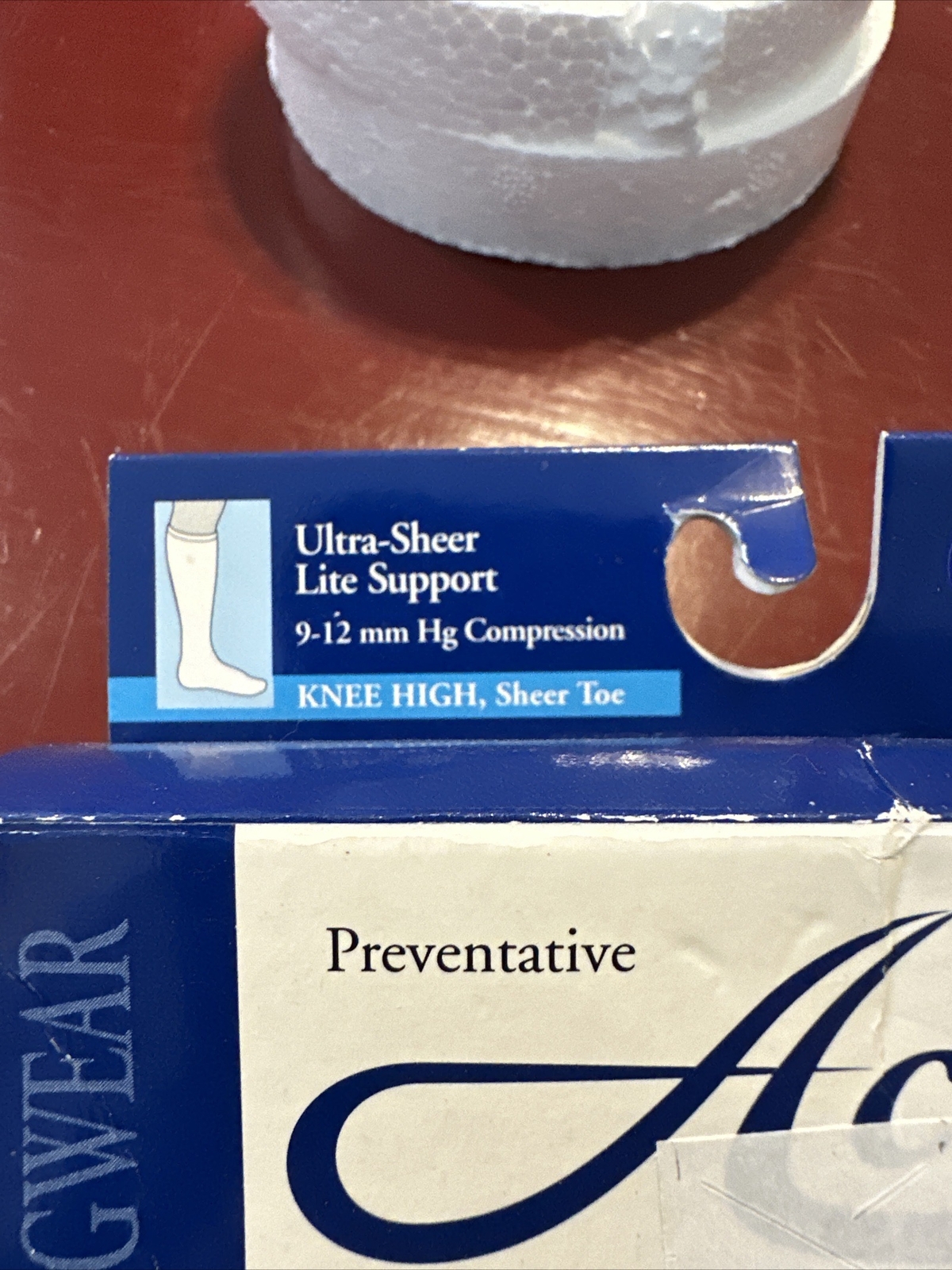 NEW Activa UltraSheer Knee High CT 9-12mmHg Suntan Size A