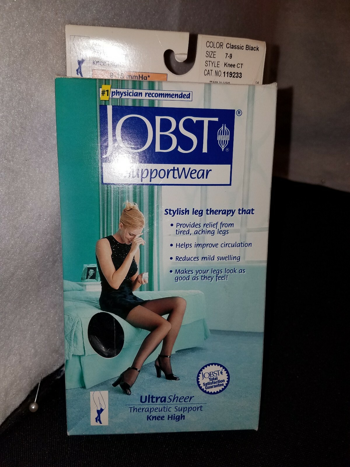 JOBST SupportWear (7-9) Knee CT Mild Compression 8-15 mmHg Ultra Sheer Knee High