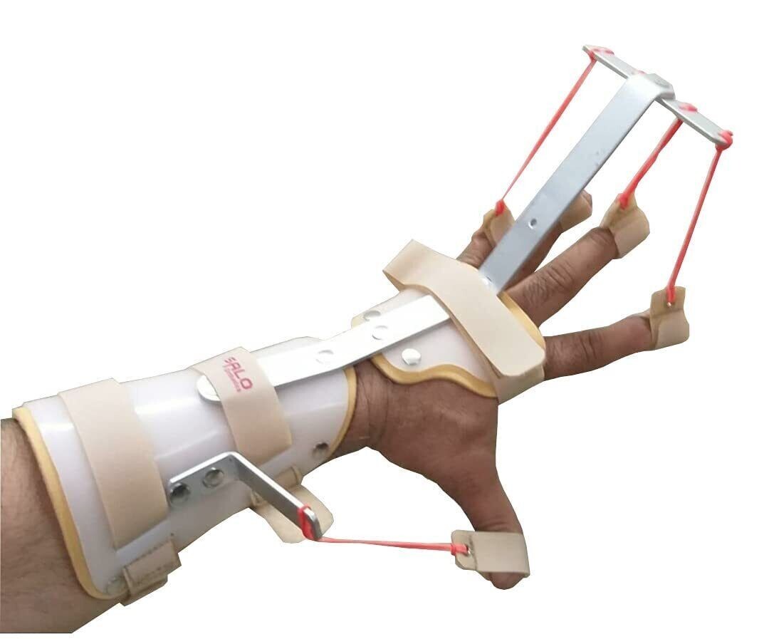 Radial Nerve Palsy Stroke Recovery Dynamic Hand Splint With Finger Large Left
