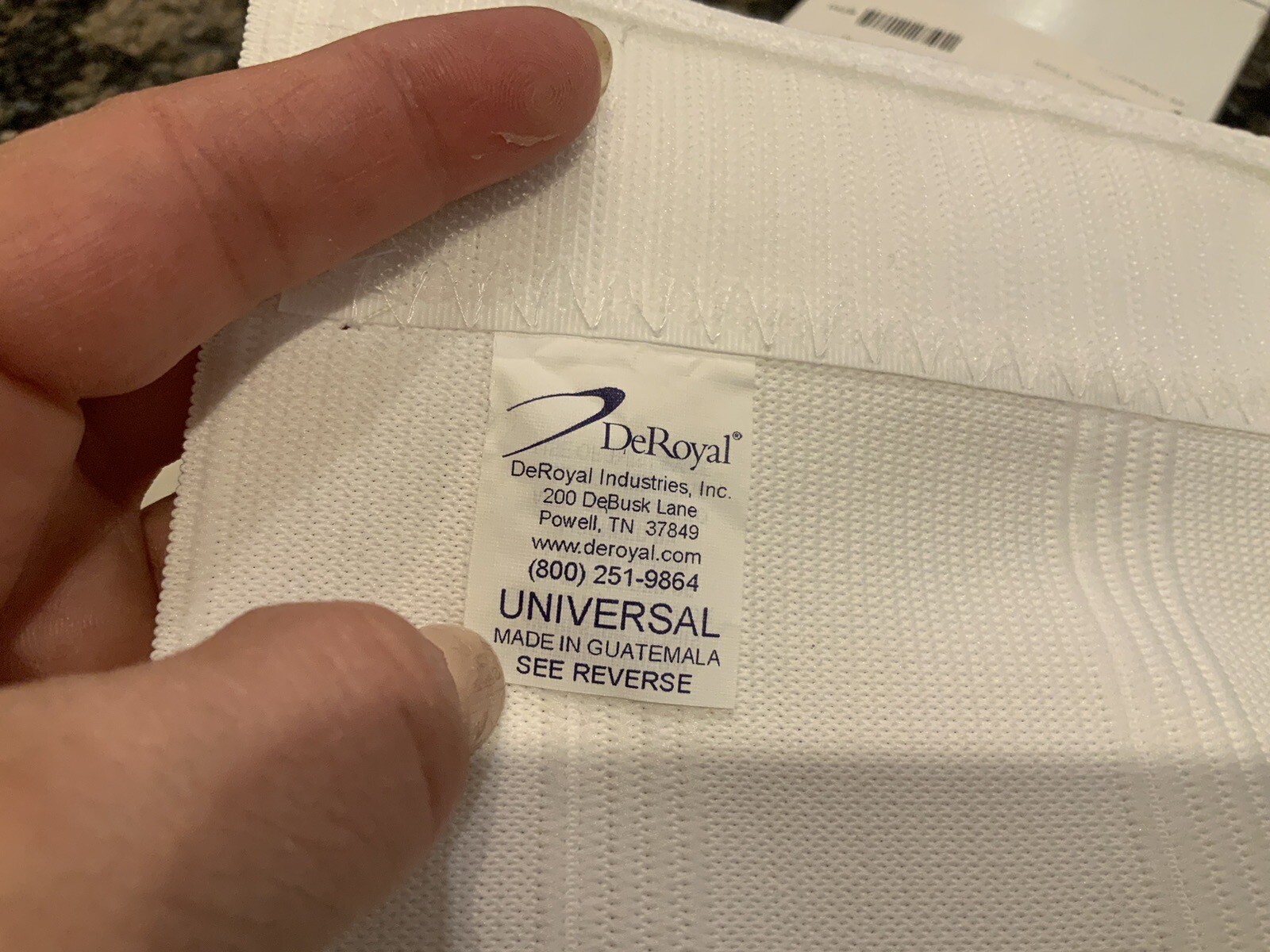 DeRoyal 10 in Universal Abdominal Binder 1364000