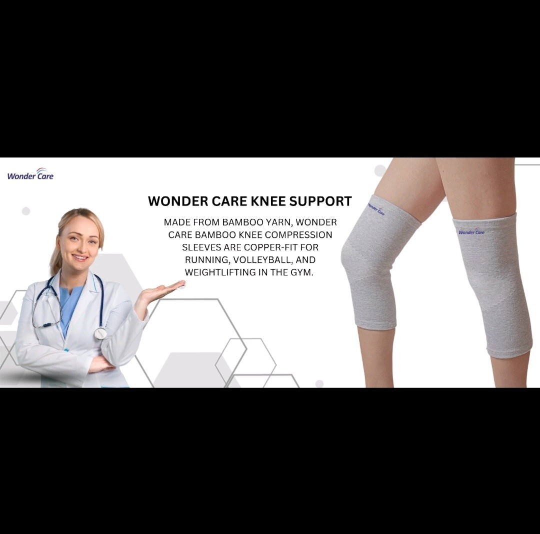 Bamboo Knee Sleeve Elastic Compression Knee Brace Breathable Knees Pads Size 4X