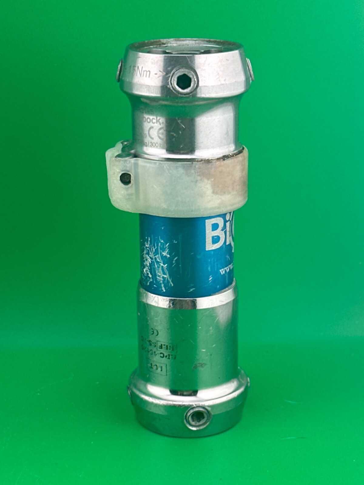 Prosthetic component adapter part. Pylon with tube clamp.