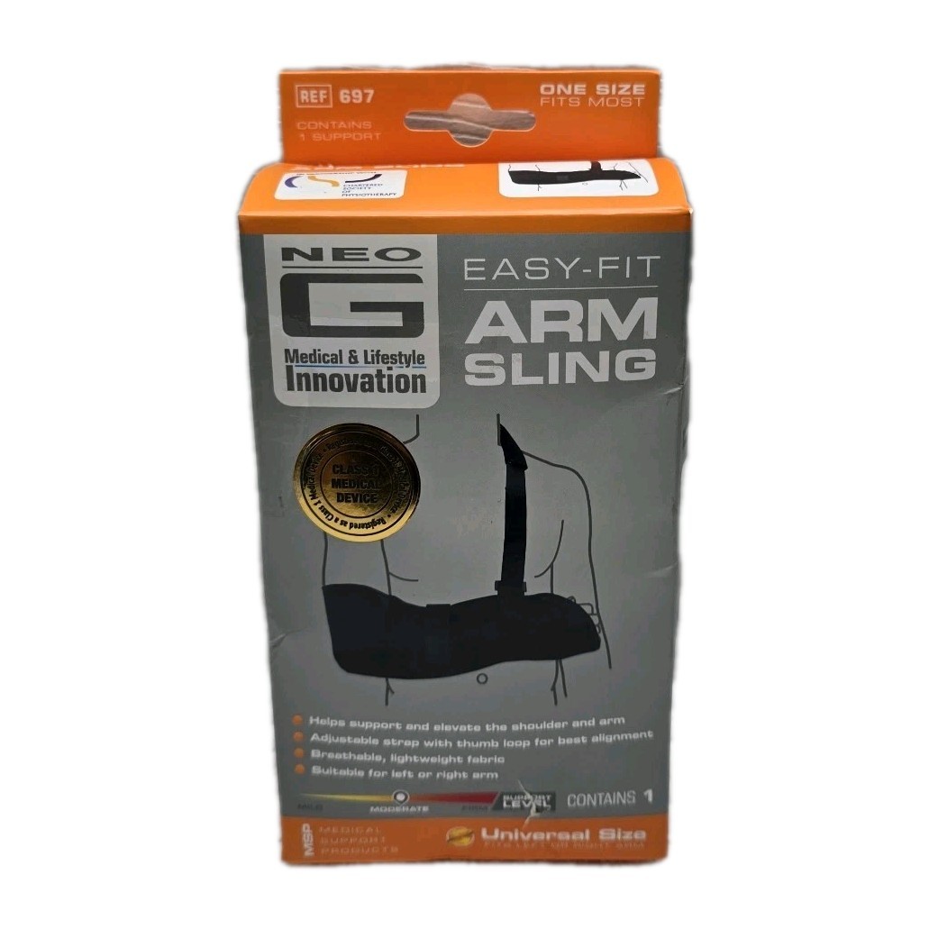 Neo G Airflow Breathable Arm Sling Universal Size Fits Left Or Right Arm