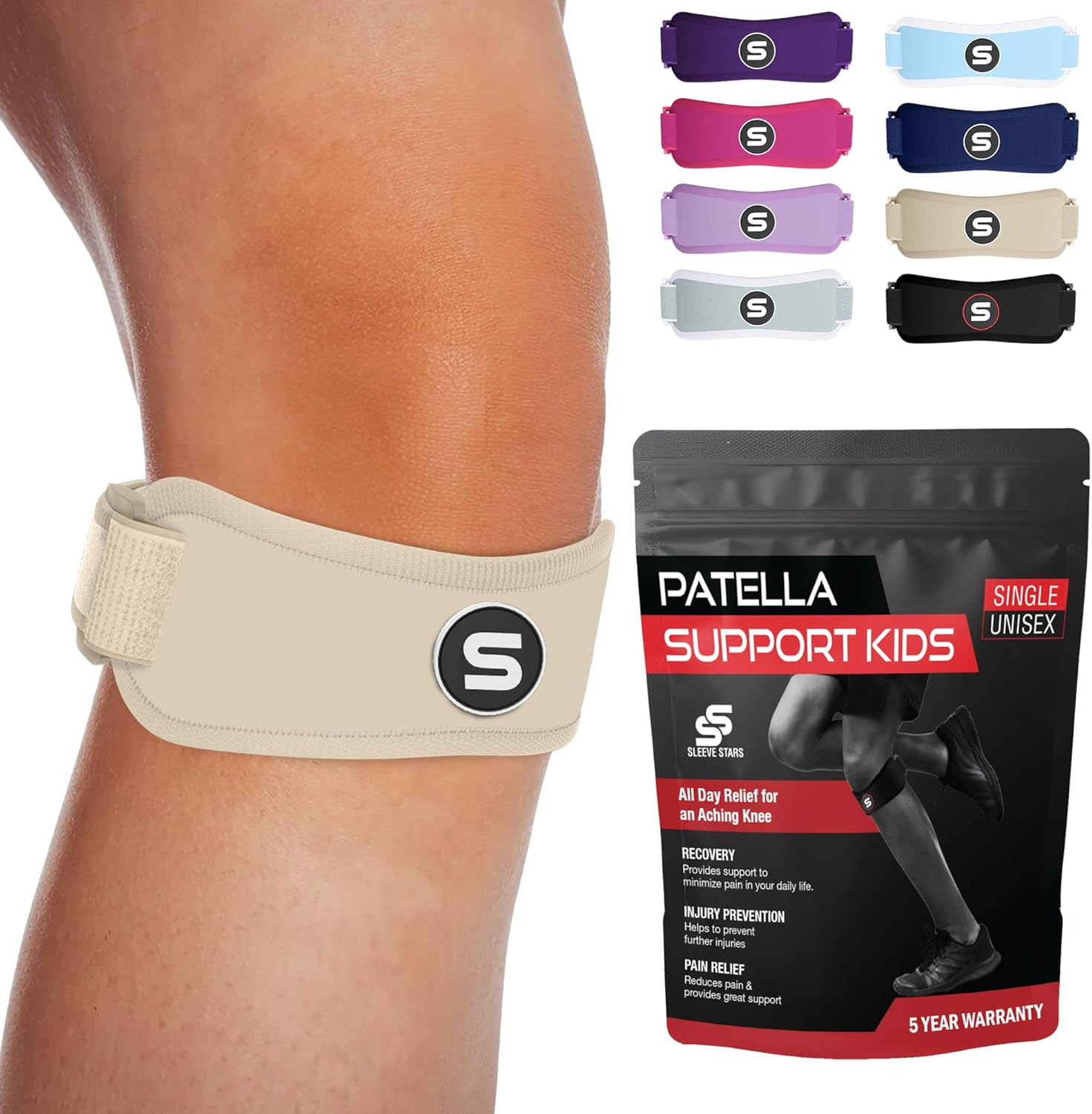 Sleeve Stars Swedish Brand Patellar Tendon Support Strap for Women & Men Effecti