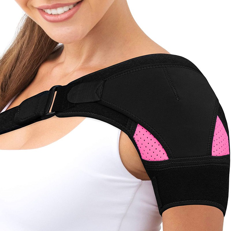 Breathable And Ice Pack Sports Shoulder Pads Shoulder Brace With Pressure Pad Su