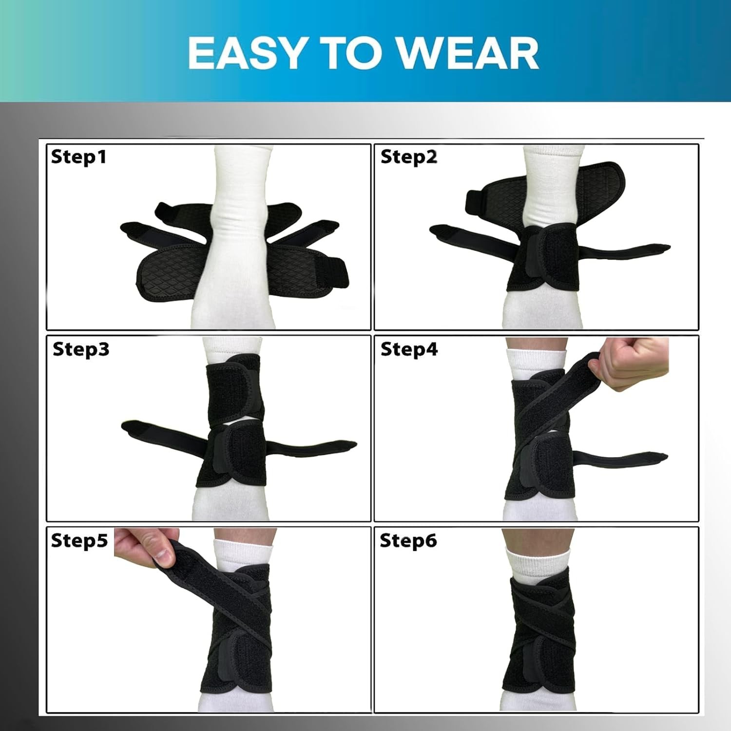1 Pack Ankle Wraps, Ankle Brace Compression Ankle Support, Ankle Stabilizer