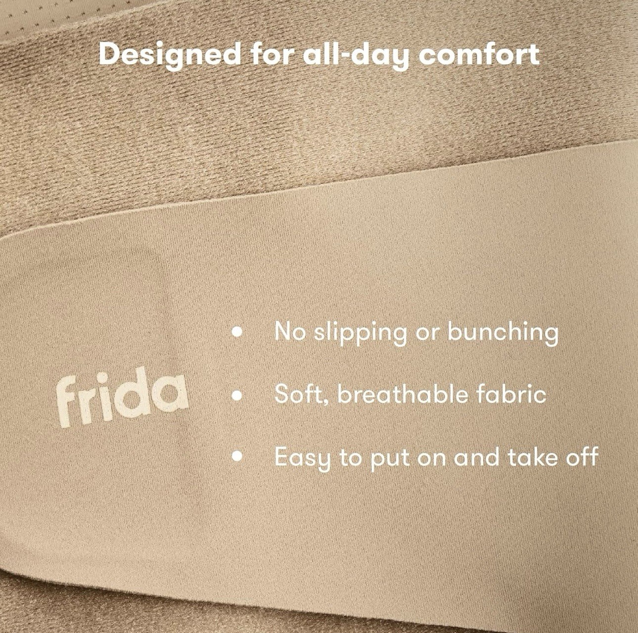 frida Dual-Support Belly Band S/M Adjustable Compression Abdominal Support