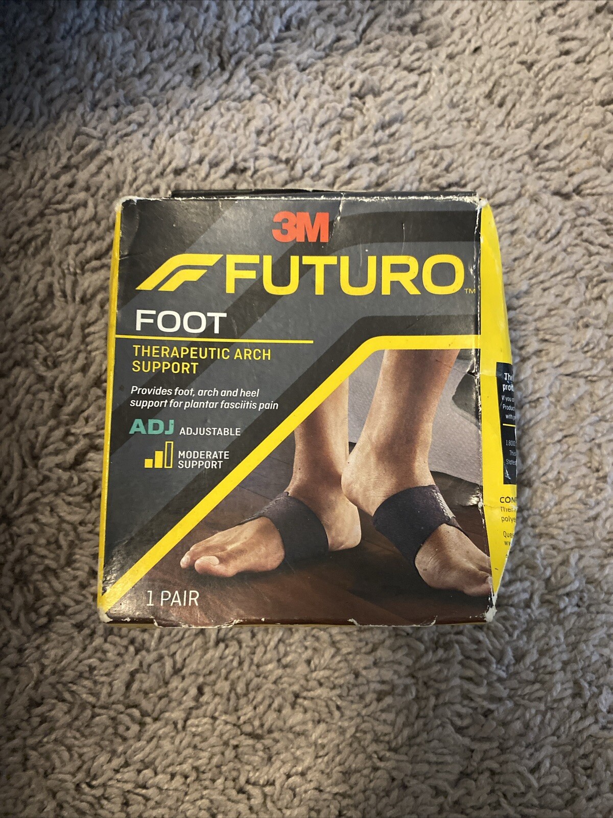 3m Futuro foot therapeutic arch support 1 pair