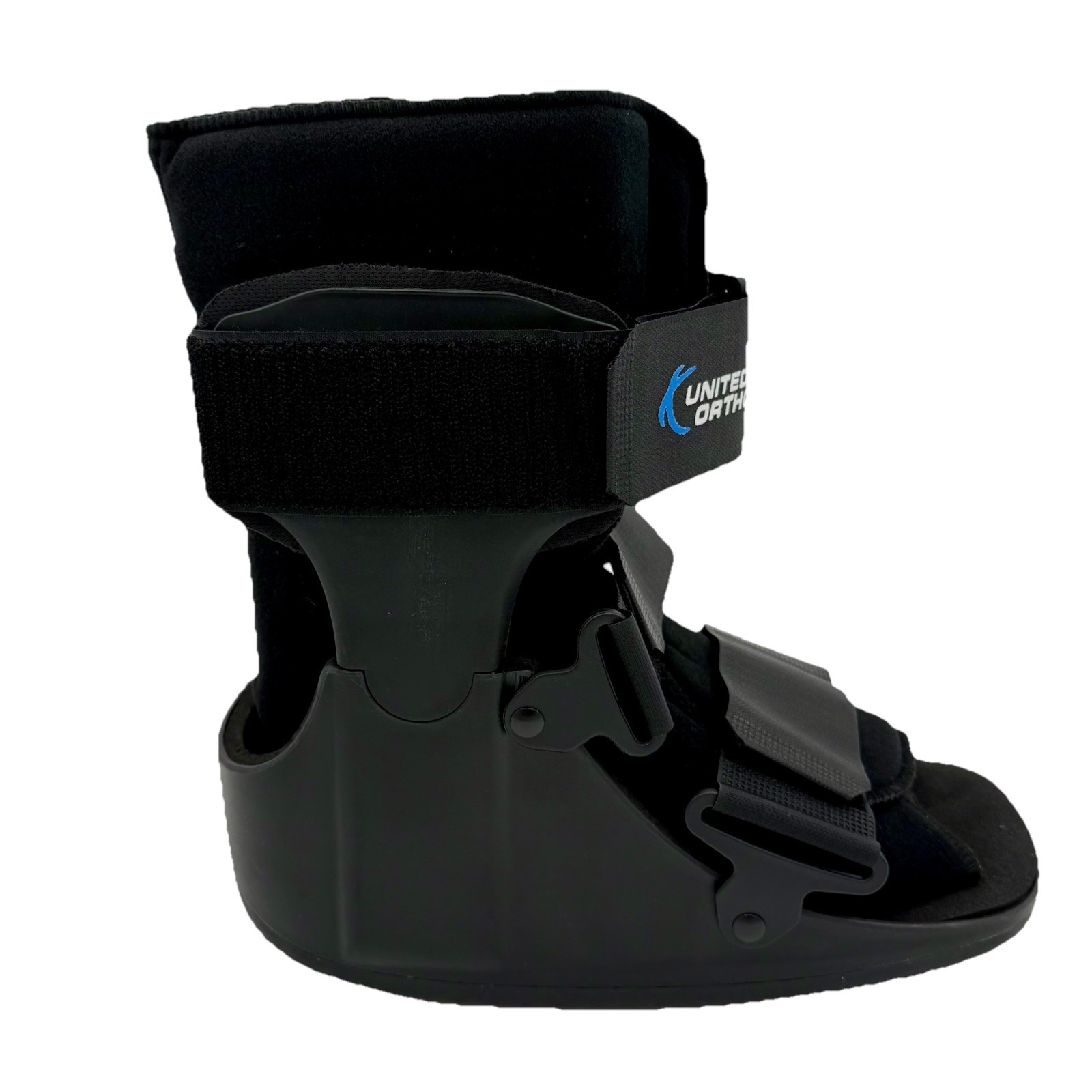 United Ortho Short Air Cam Walker Fracture Boot SMALL Black