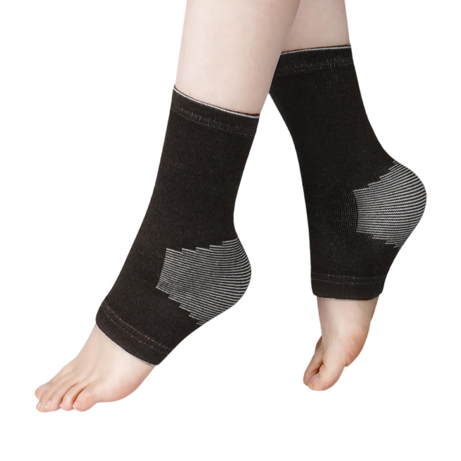Tizuqe Medium Foot Sleeve Breathable Ankle Brace for Men Women and Adult Relief